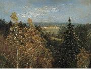 Carl Gustav Carus Blick uber eine Waldlandschaft Germany oil painting artist
